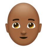👨🏾‍🦲 Man: Medium-Dark Skin Tone, Bald Emoji on Emojipedia Sample Images ...