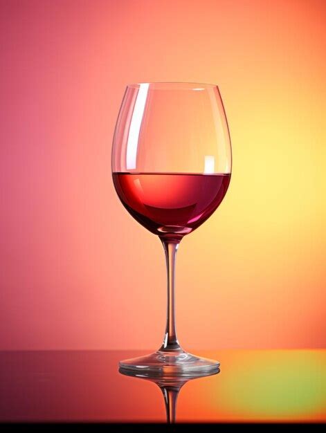 Premium Photo | Stylish Wine glass Dining Essential Photorealistic Vertical Illustration Modern ...