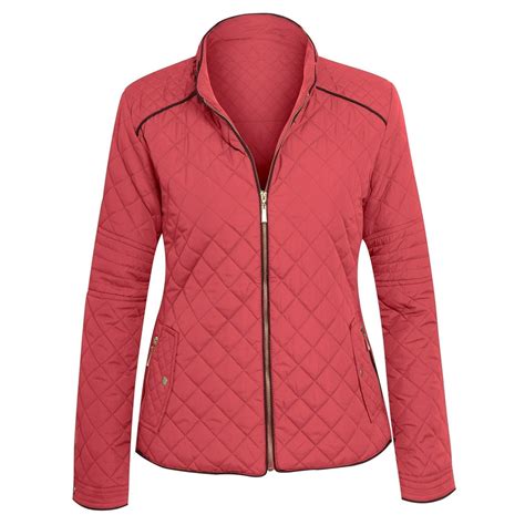 Hot From Hollywood - Women's Zip Front Lightweight Quilted Zip Jacket - Walmart.com - Walmart.com