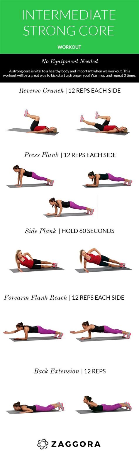 Intermediate workout for a Strong Core. A strong core is vital to a healthy body and important ...