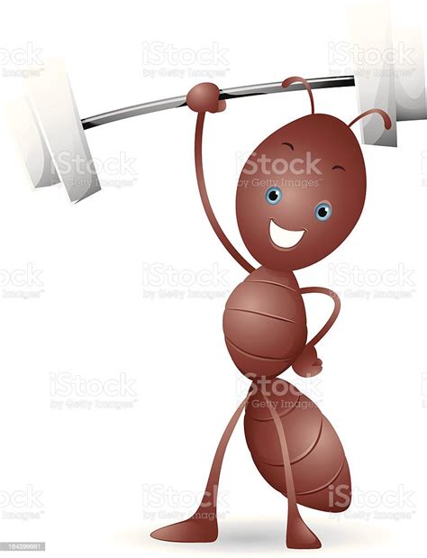 Strong Ant Stock Illustration - Download Image Now - Ant, Strength ...