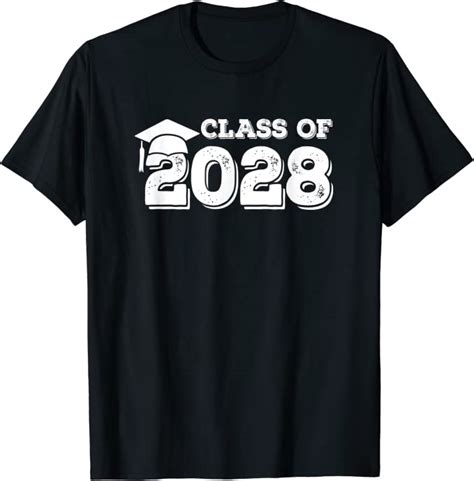 Amazon.com: Class Of 2028 Shirt Senior Graduation 2028 T-Shirt: Clothing