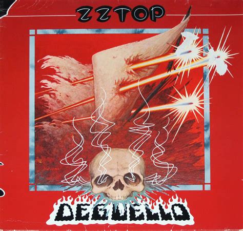 ZZ TOP Degüello Tex-Mex Blues-Rock Album Cover Gallery & 12" Vinyl LP ...