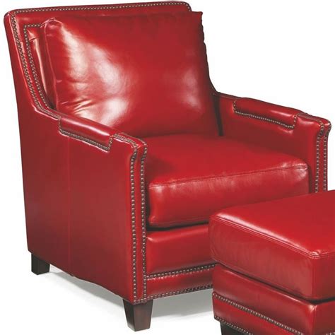 Prescott Supple Red Leather Chair | White leather chair, Red leather chair, Leather chair with ...