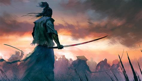 2880x1800 Samurai Warrior 4K Cool Digital Art Macbook Pro Retina Wallpaper, HD Fantasy 4K ...