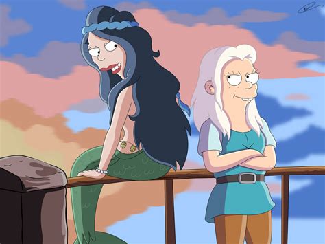 Disenchantment - Bean and Mora by Spider-Matt on DeviantArt