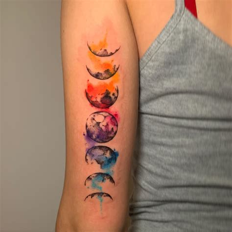 30 Awesome Moon Phases Tattoo Ideas for Men & Women in 2023