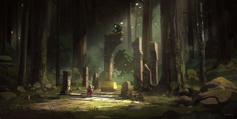 ArtStation - Forest Ruins