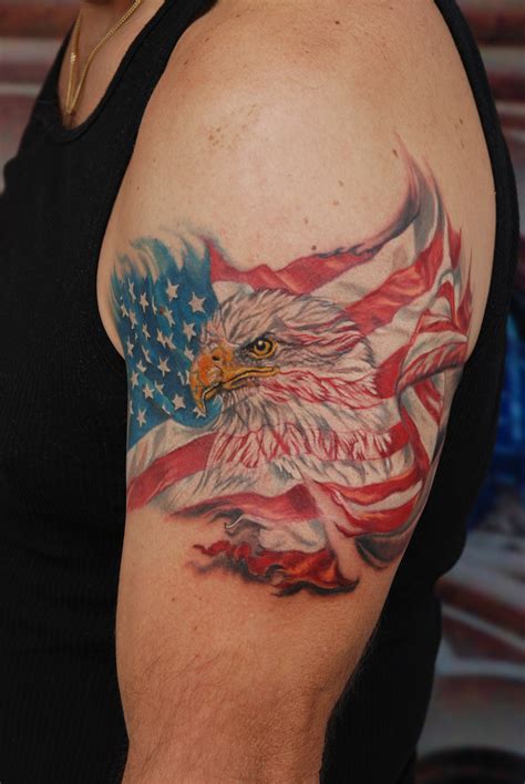 American Flag Tattoos Designs, Ideas and Meaning | Tattoos For You