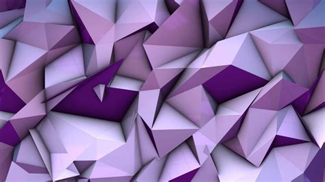 Cool 3D Purple Geometric Shapes Background HD Cool 3D Background ...