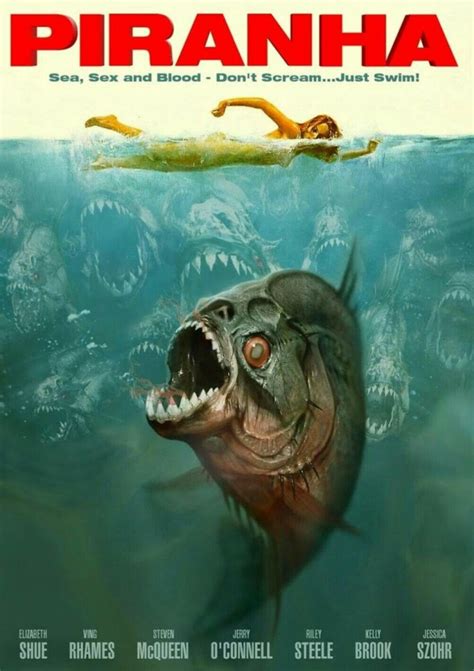 Piranha / Jaws Style Alt Posters, Old Movie Posters, Horror Movie Posters, Movie Poster Art ...