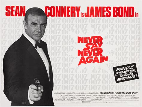 NEVER SAY NEVER AGAIN (1983) POSTER, BRITISH, ADVANCE | James Bond Film Posters | 2020 | Sotheby's