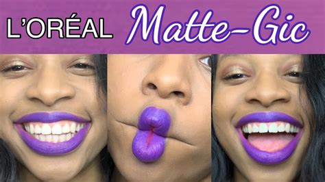L’Oréal Matte-Gic Magic 709 Colour Riche Matte Lipstick Teen Full Lips 👄 - YouTube