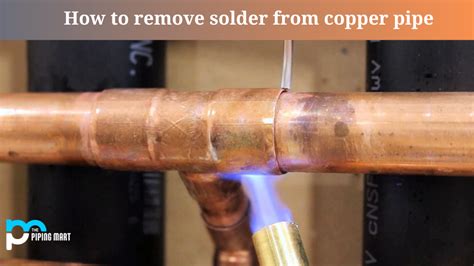 How To Remove Solder From Copper Pipe