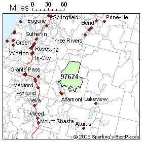 Zip 97624 (Chiloquin, OR) Rankings