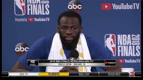 Draymond Green Interview - Game 1 Preview | Warriors vs Cavaliers ...