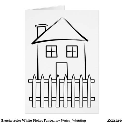 White Picket Fence Drawing at GetDrawings | Free download