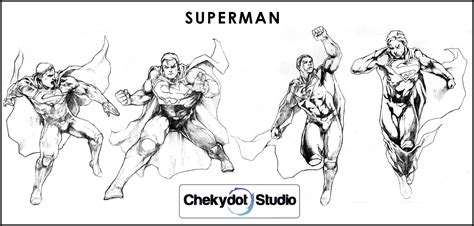 Chekydot Studio: Superman Pose