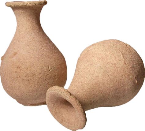 Two Roman oil and ointment vessels, ceramic vessel, ROMAN COLLECTION - intact | MA-Shops