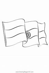 India Flag Coloring Pages sketch template