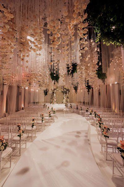 50 Decadent Ceilings That'll Blow Your Guests Away | Indoor wedding ...