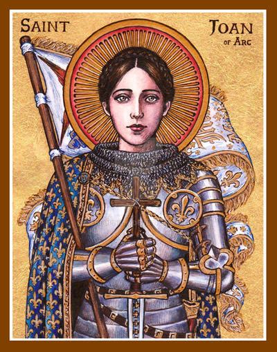 St. Joan of Arc icon by Theophilia on DeviantArt