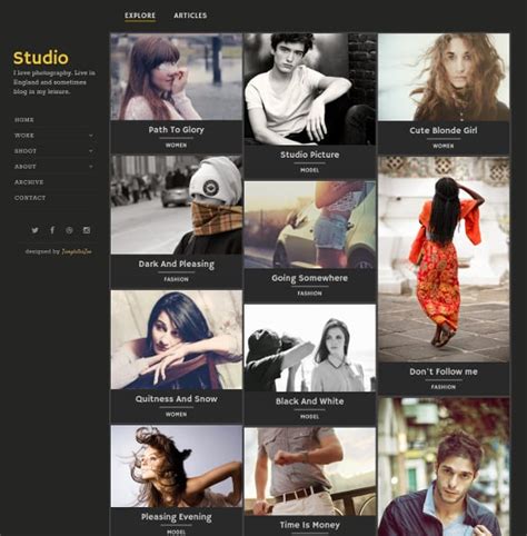 30+ Photography Blog Themes & Templates | Free & Premium Templates