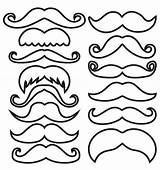 Types Of Mustaches Template coloring pages sketch template