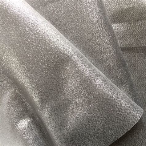 Metallic Silver Fabric