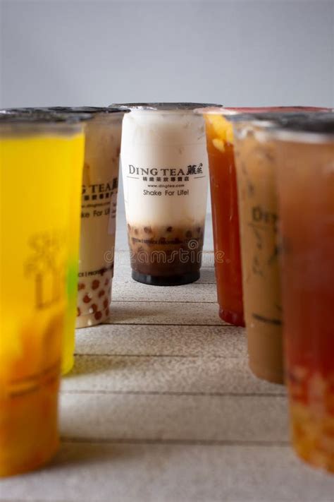 Ding Tea boba drinks editorial photo. Image of food - 276723441