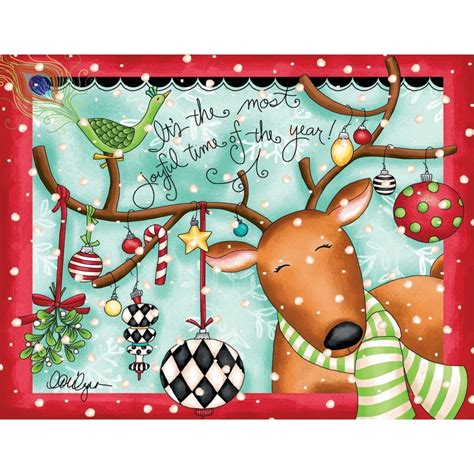 LANG JOYFUL REINDEER BOXED CHRISTMAS CARDS - Walmart.com - Walmart.com