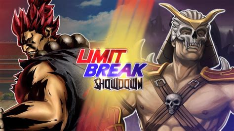 Akuma VS Shao Kahn (Street Fighter VS Mortal Kombat) | Limit Break: Showdown - YouTube