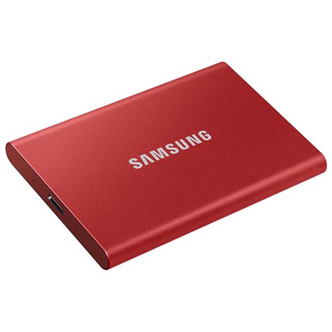 Samsung Portable SSD T7 1Tb Red - External hard drive - LDLC 3-year warranty