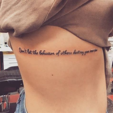 Tattoo Quotes For Women On Ribs