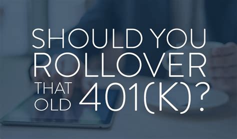 Need to Rollover Your 401k? Rollover a 401k