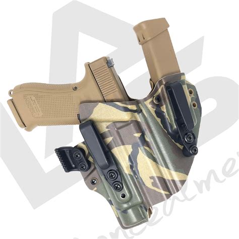 Glock 19X G19X AIWB Holster Plus Mag AIWB in Dutch Woodland - LAS Conc - lasconcealment