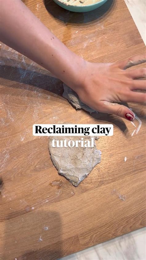 How to reclaim recycle clay ceramics tutorial easy DIY pottery hack ...