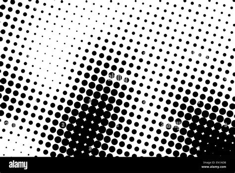 Halftone dots. Black and white dot background. Black dots on white background Stock Photo - Alamy