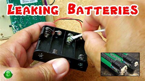 EASILY Clean Battery Damage In Electronics | Battery hacks, Power tool ...