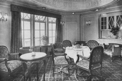 First Class Private Dining Room on the Berengaria | Cunard ships, Passenger ship, Cunard line