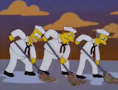 In The Navy Village People The Simpsons Parody GIF - Navy Sailors ...