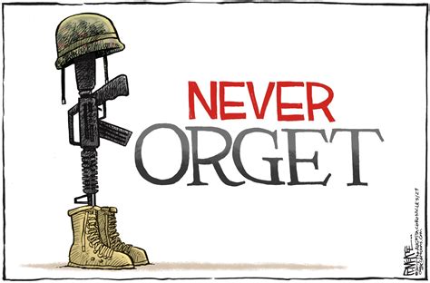 Cartoons: Memorial Day, a time for remembering those who served