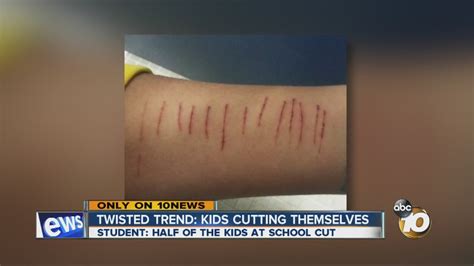 Twisted trend: Kids cutting themselves - 11pm - YouTube