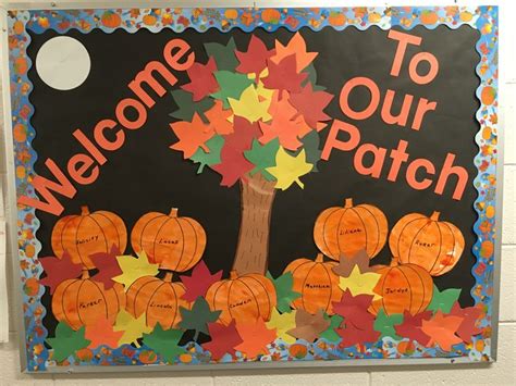 Fall Bulletin Board | Halloween bulletin boards, Fall bulletin boards ...