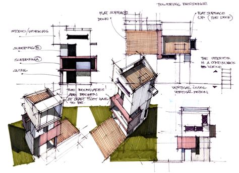 Esteban Housing | Architecture design sketch, Architecture concept drawings, Interior design ...