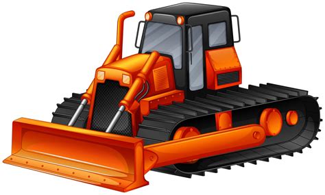 Bulldozer 431611 Vector Art at Vecteezy