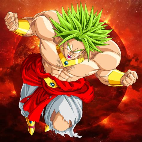 Broly Legendary Super Saiyan (OVA 8) by BenJ-san on DeviantArt