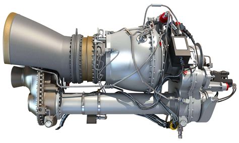 Turbomeca Arriel 2 Turboshaft Helicopter Engine - 3D Model by 3D Horse