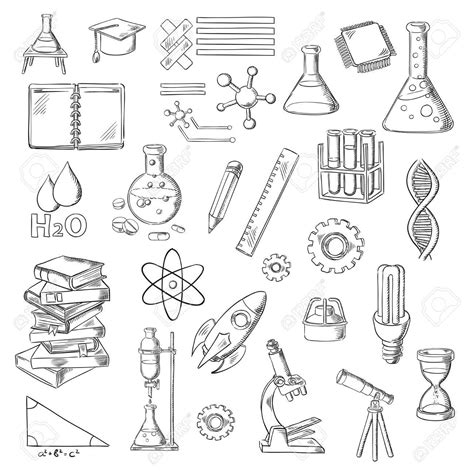 Science Experiments Drawing at GetDrawings | Free download