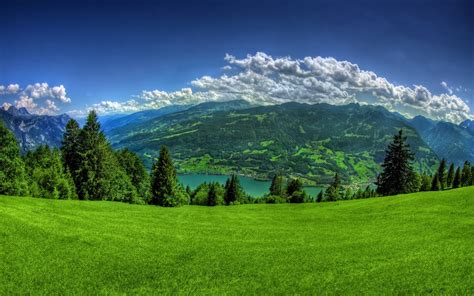 grassy field; distant mountains - Beautiful Places Photo (13908065) - Fanpop